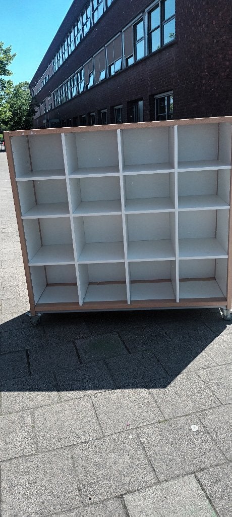 Boekenkast schoolbieb, Ophalen, Gebruikt, 50 tot 100 cm, 150 tot 200 cm