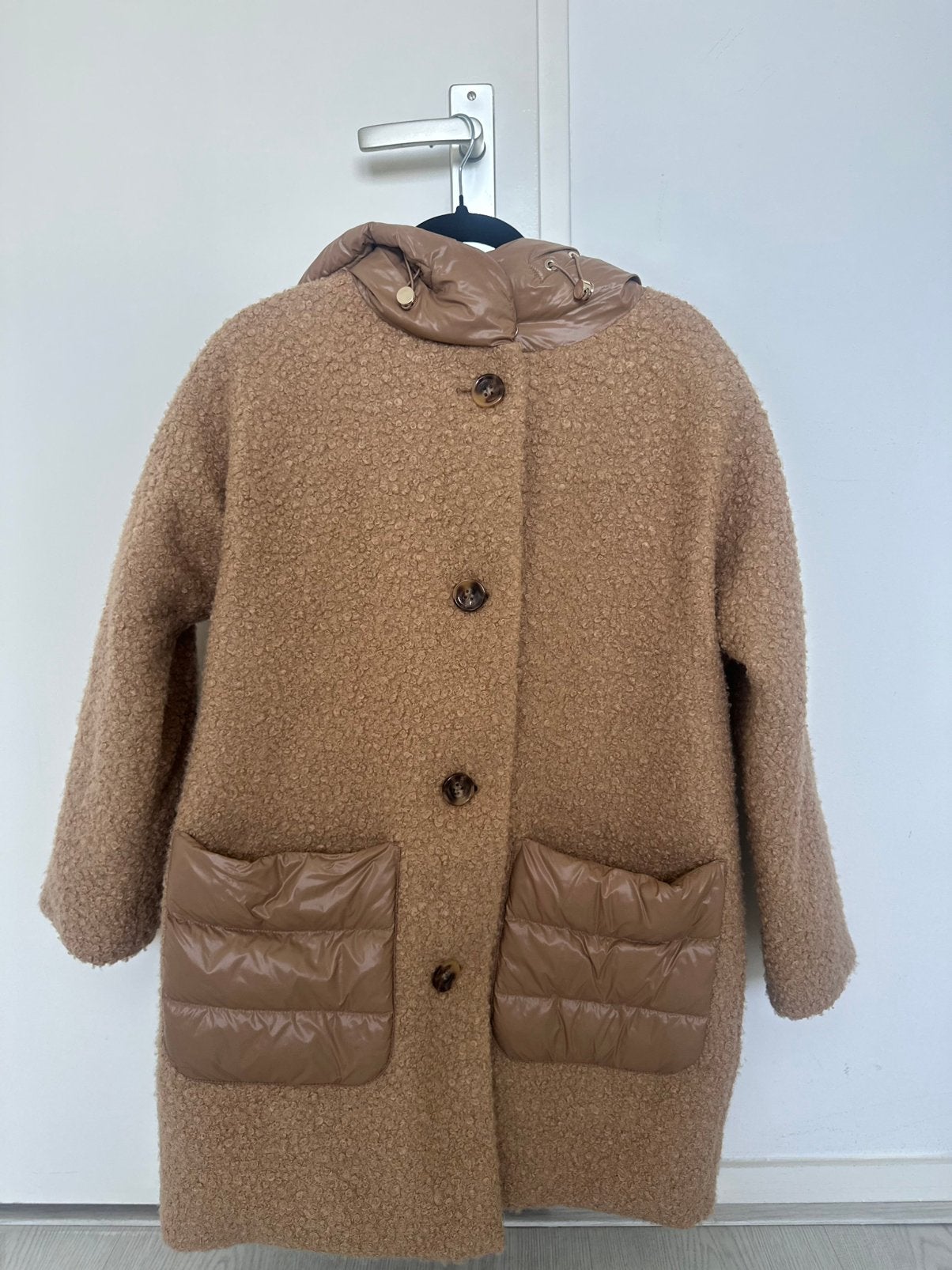 Winterjas Geox, Kleding | Dames, Jassen | Winter, Ophalen, Zo goed als nieuw, Maat 36 (S), Beige