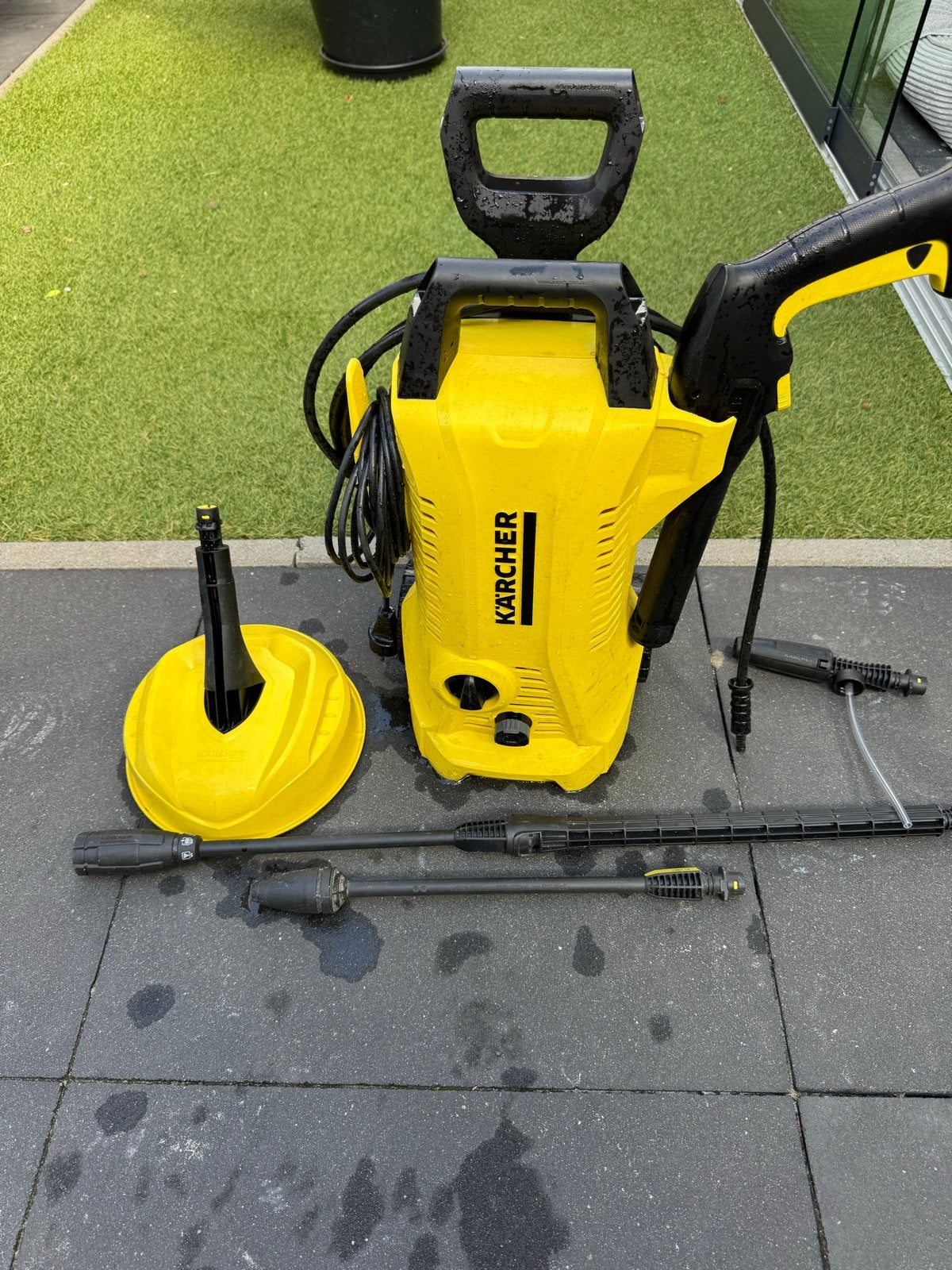 Karcher K2 hogedrukreiniger met terrasreiniger en autoshampo, Ophalen of Verzenden, Gebruikt, Overige typen