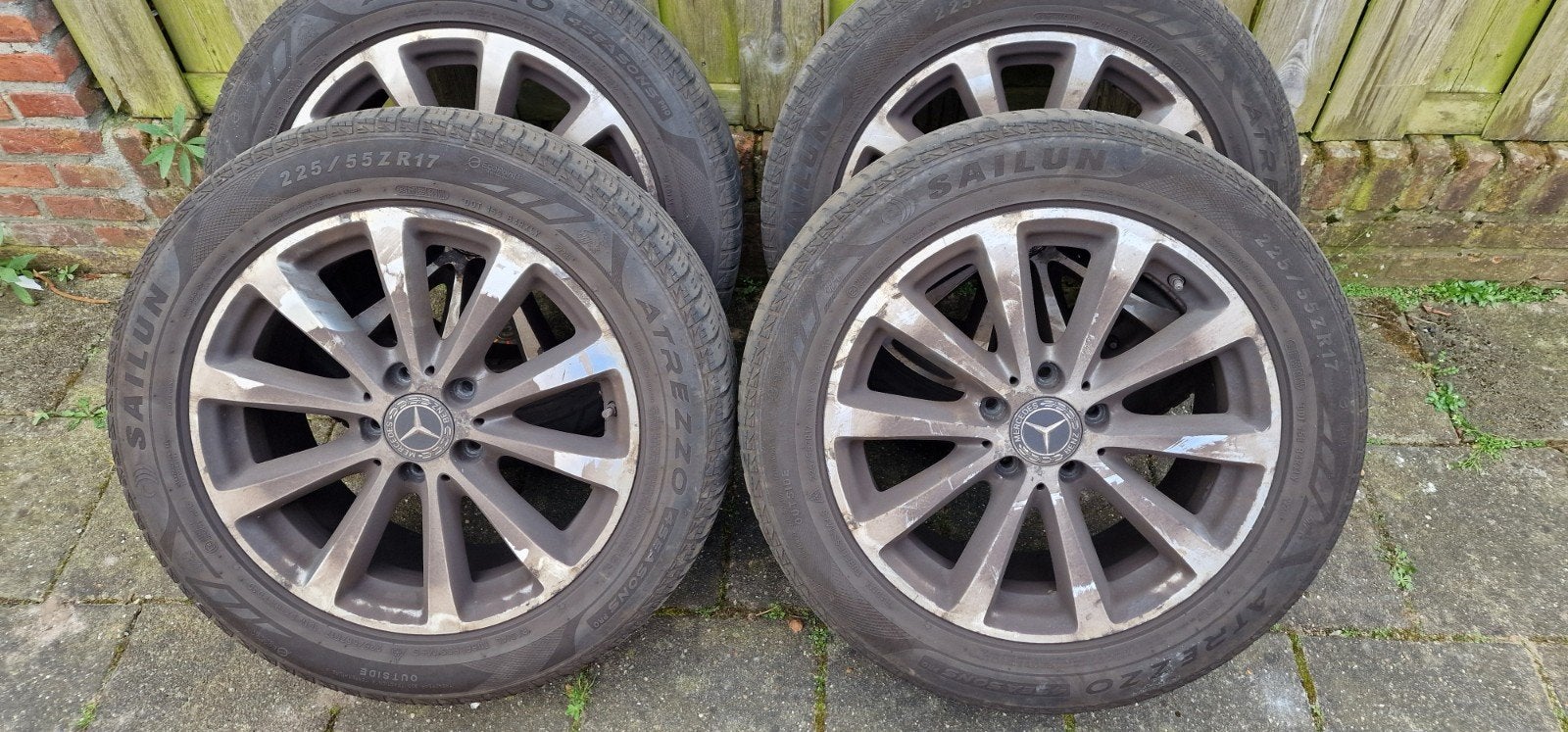 Mercedes E- klasse 17 inch/ Volkswagen 18 inch velgen, Auto-onderdelen, Banden en Velgen, 18 inch, Velg(en), Ophalen of Verzenden