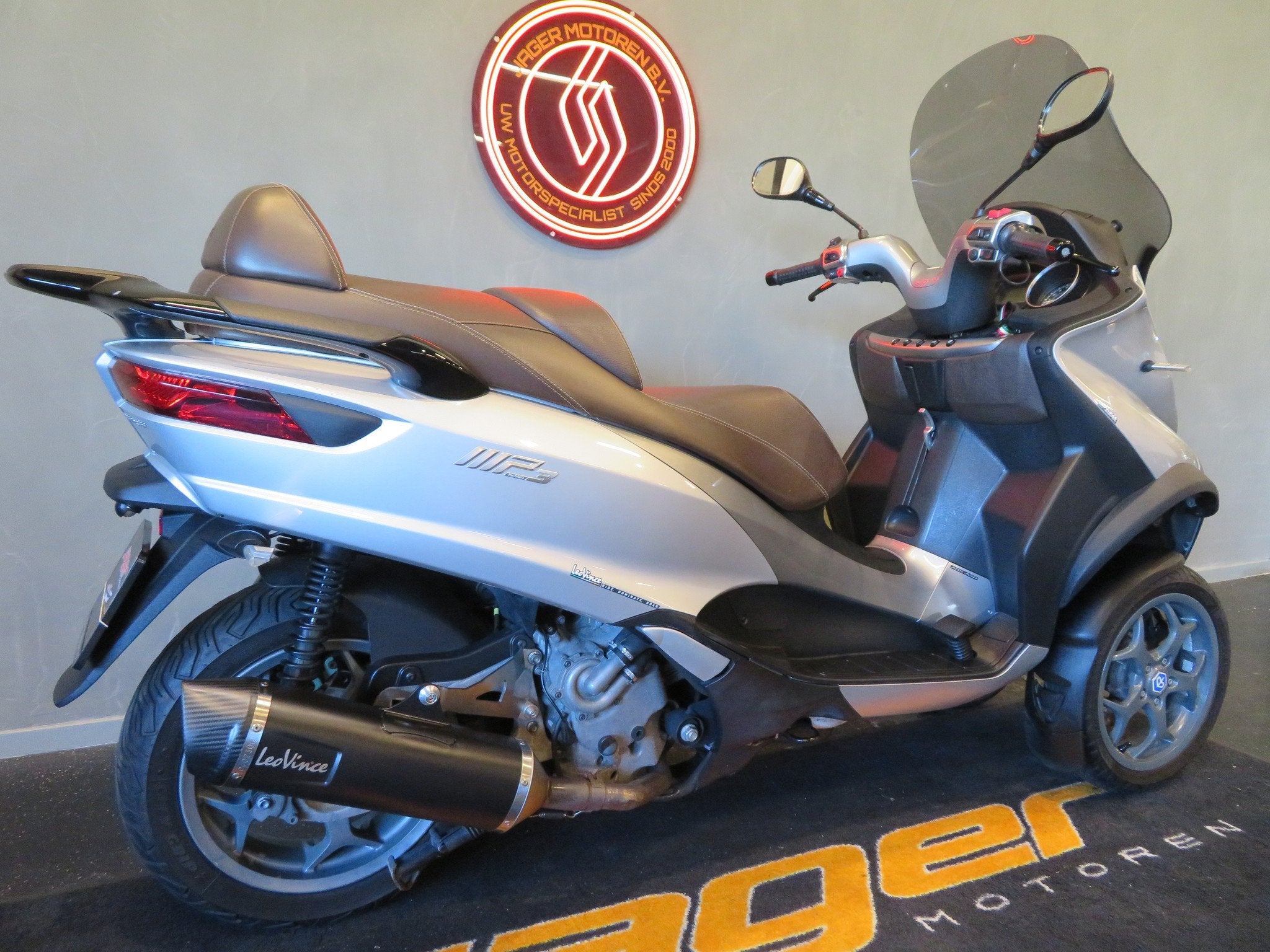 Piaggio MP3 500 LT LEO-VINCE! (bj 2015), Motoren, Scooter, 493 cc, 12 t/m 35 kW, Gebruikt
