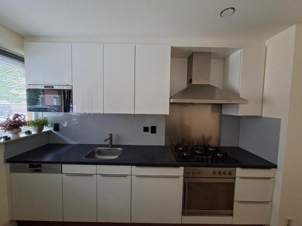 Complete keuken hoogglans wit, Ophalen, Gebruikt, Wit, Enkelwandige keuken