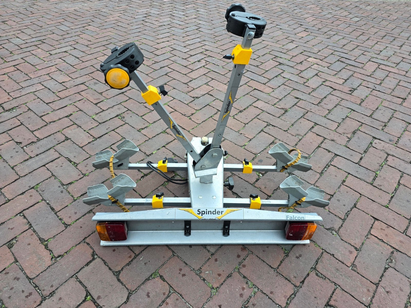 Spinder Falcon fietsendrager 25 kg per fiets, Ophalen, Gebruikt, Elektrische fiets, 2 fietsen