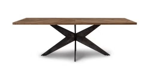 Nieuw - Riviera Maison Falcon Crest Eet Tafel - 230 cm, Huis en Inrichting, Eikenhout, Vijf personen of meer, Rechthoekig, Nieuw