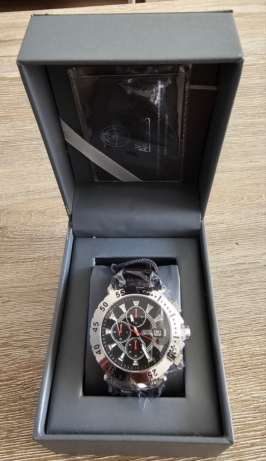 Vickers Armstrongs Herenhorloge - Nieuw in doos, Sieraden, Tassen en Uiterlijk, Horloges | Heren, Ophalen of Verzenden