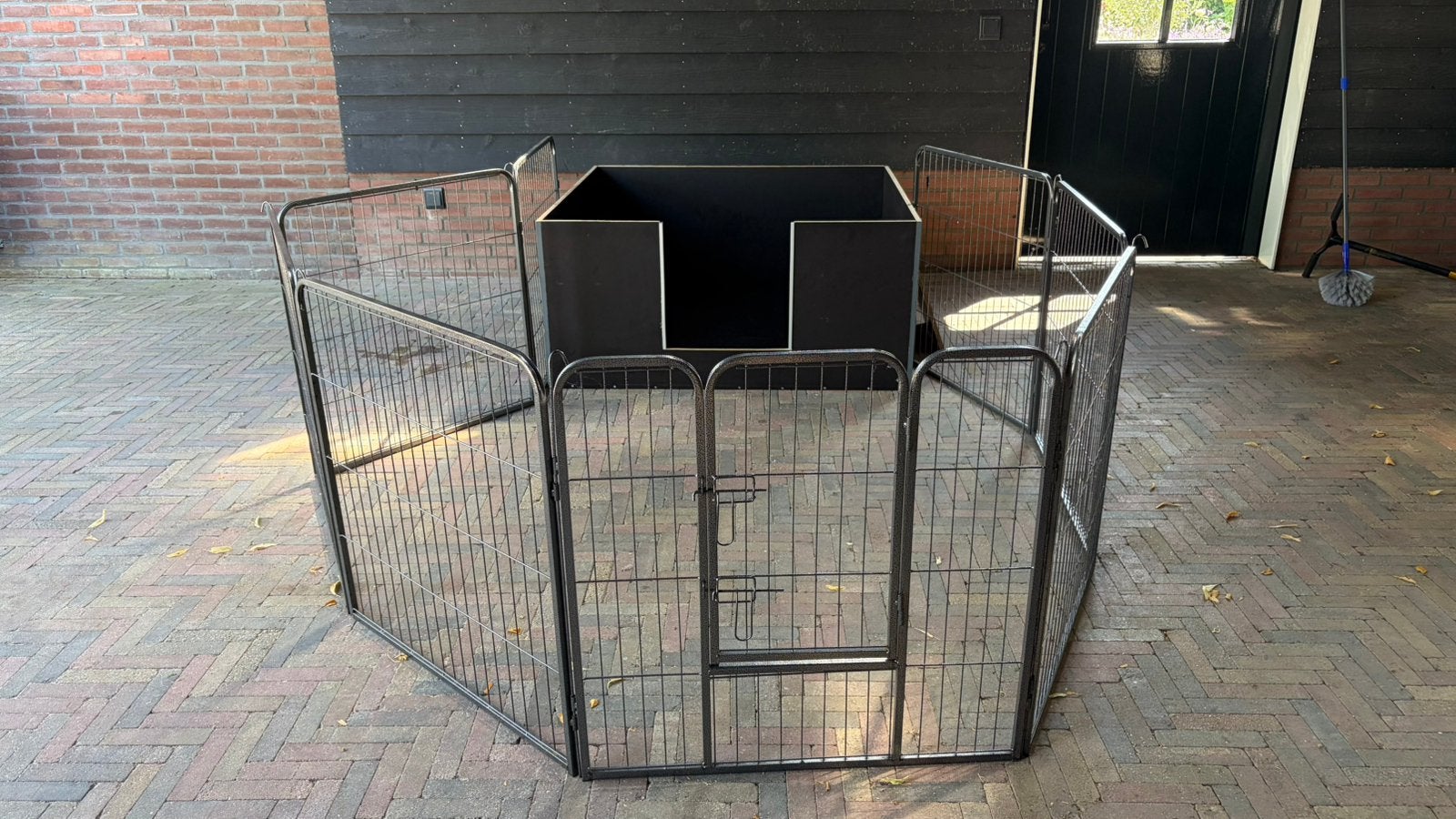 Werpkist met puppyren, Dieren en Toebehoren, Ophalen, 110 cm of meer, Minder dan 65 cm, Hondenhok