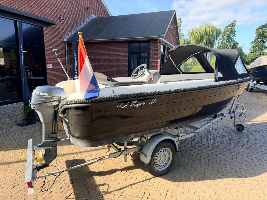 Oudhuijzer 460 / Buiskap / 8 pk Yamaha / Trailer, 5 m, 2 m, Oud Huijzer, Antifouling