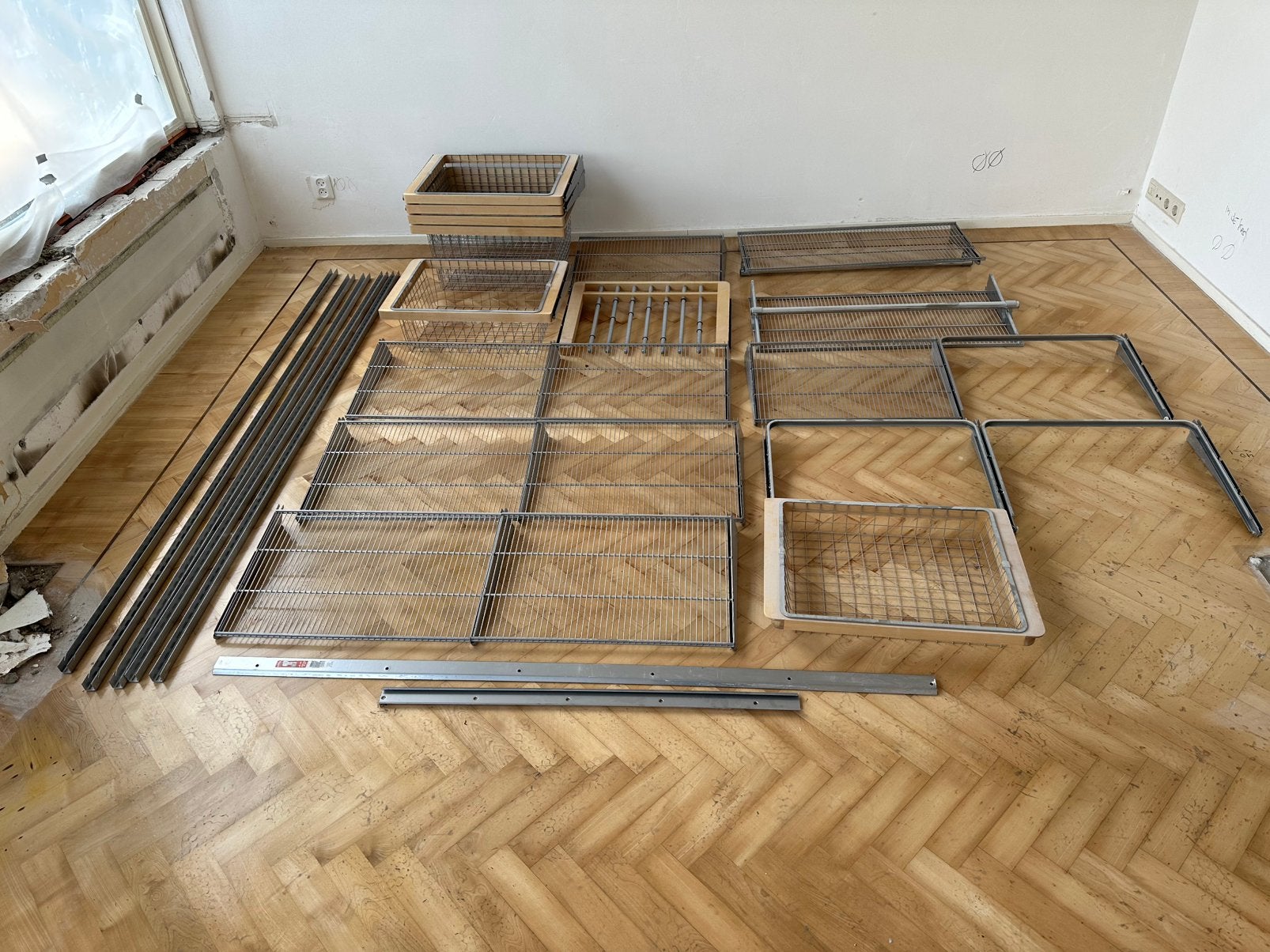 Walk -In Kledingkast modulair, Ophalen, Met lade(s), Gebruikt, 200 cm of meer