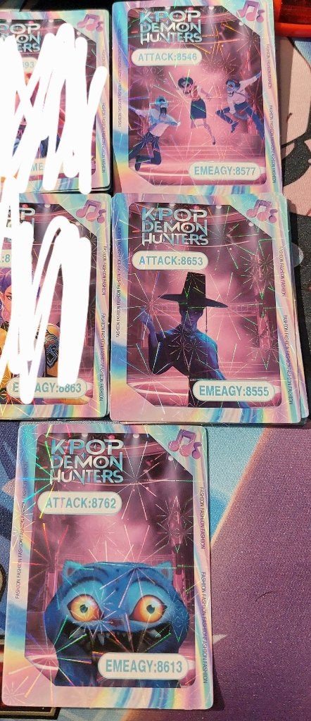 K-Pop Demon Hunters Kaarten, Ophalen of Verzenden, Zo goed als nieuw