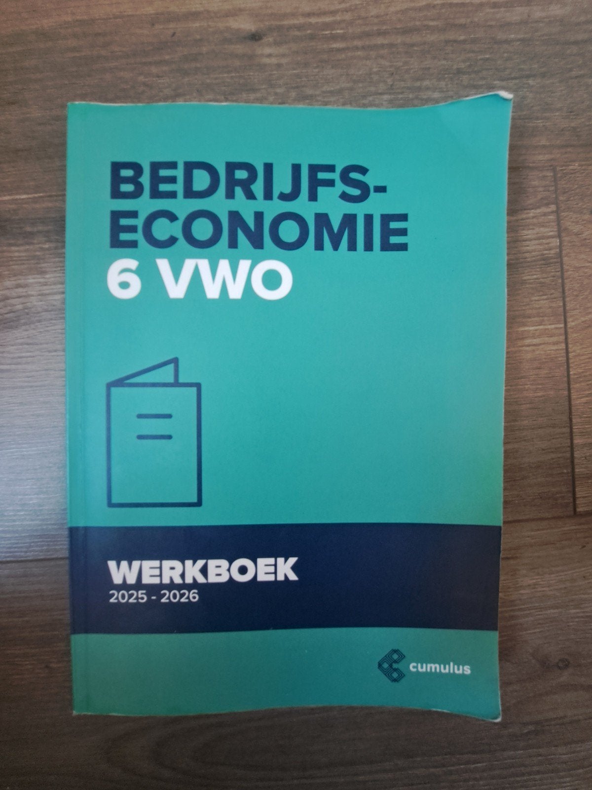 Cumulus Bedrijfseconomie 6 VWO werkboek 2025-2026, Boeken, Ophalen of Verzenden, Alpha, Zo goed als nieuw, Overige niveaus