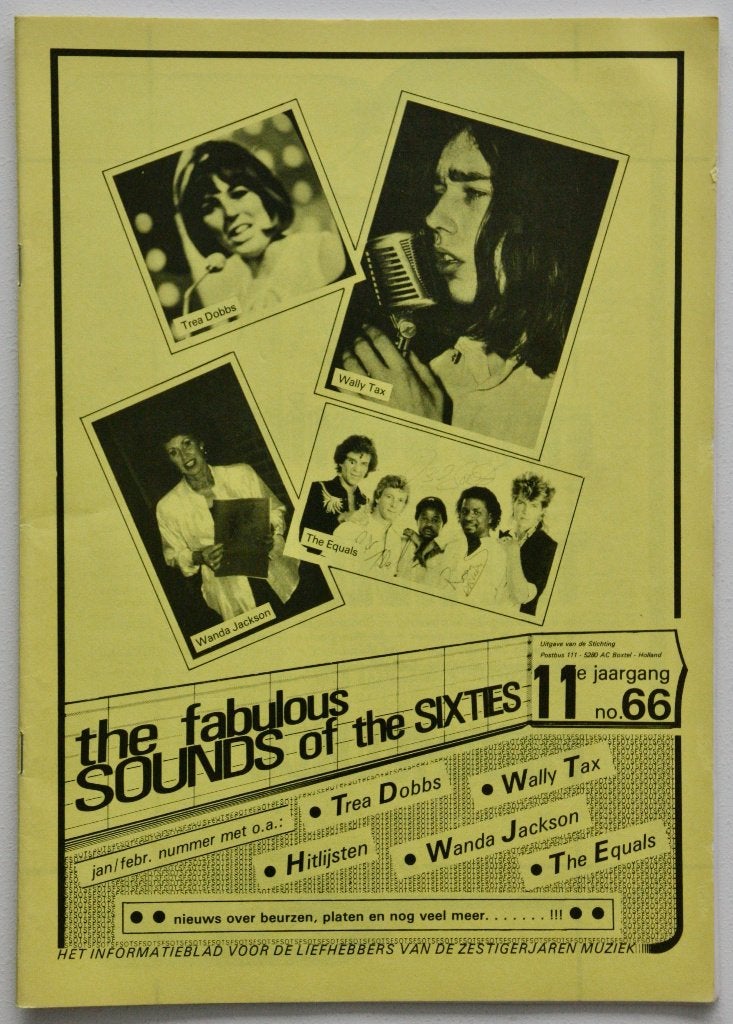 The Fabulous Sounds of The Sixties nr 66 (jan/febr 1987), Boeken, Ophalen of Verzenden, Zo goed als nieuw, Muziek, Film of Tv