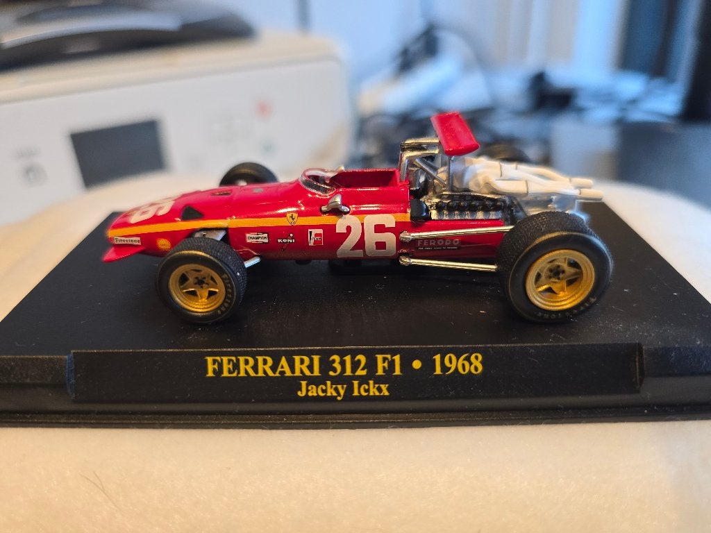 Ferrari 312 F1 1968 J ickx 1/43, Ophalen of Verzenden, Gebruikt, Auto, Overige merken