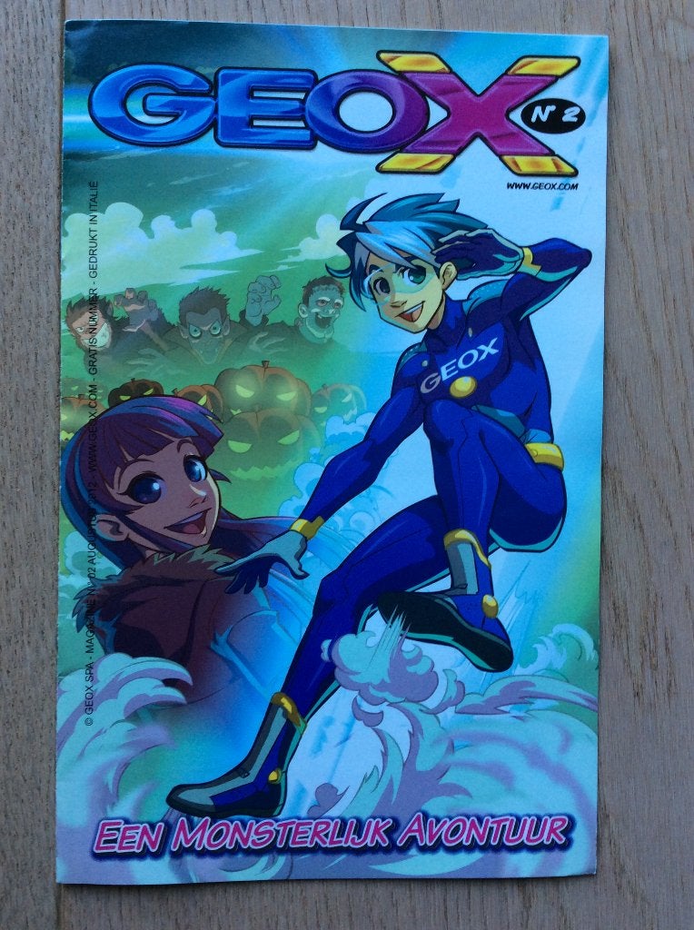 Geox magazine nr 2 een monsterlijk avontuur, Ophalen of Verzenden, Zo goed als nieuw, Overige typen