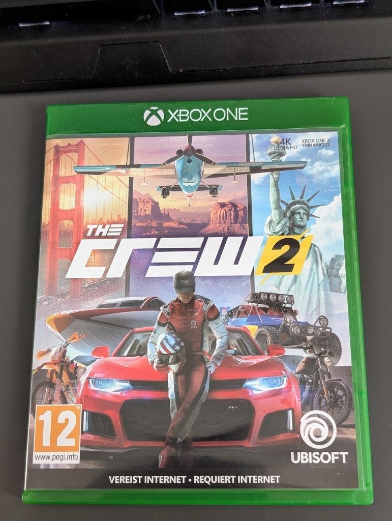 Xboxone game The Crew 2, leeftijd 12+, Racen en Vliegen, 2 spelers, Eén computer, Ophalen of Verzenden