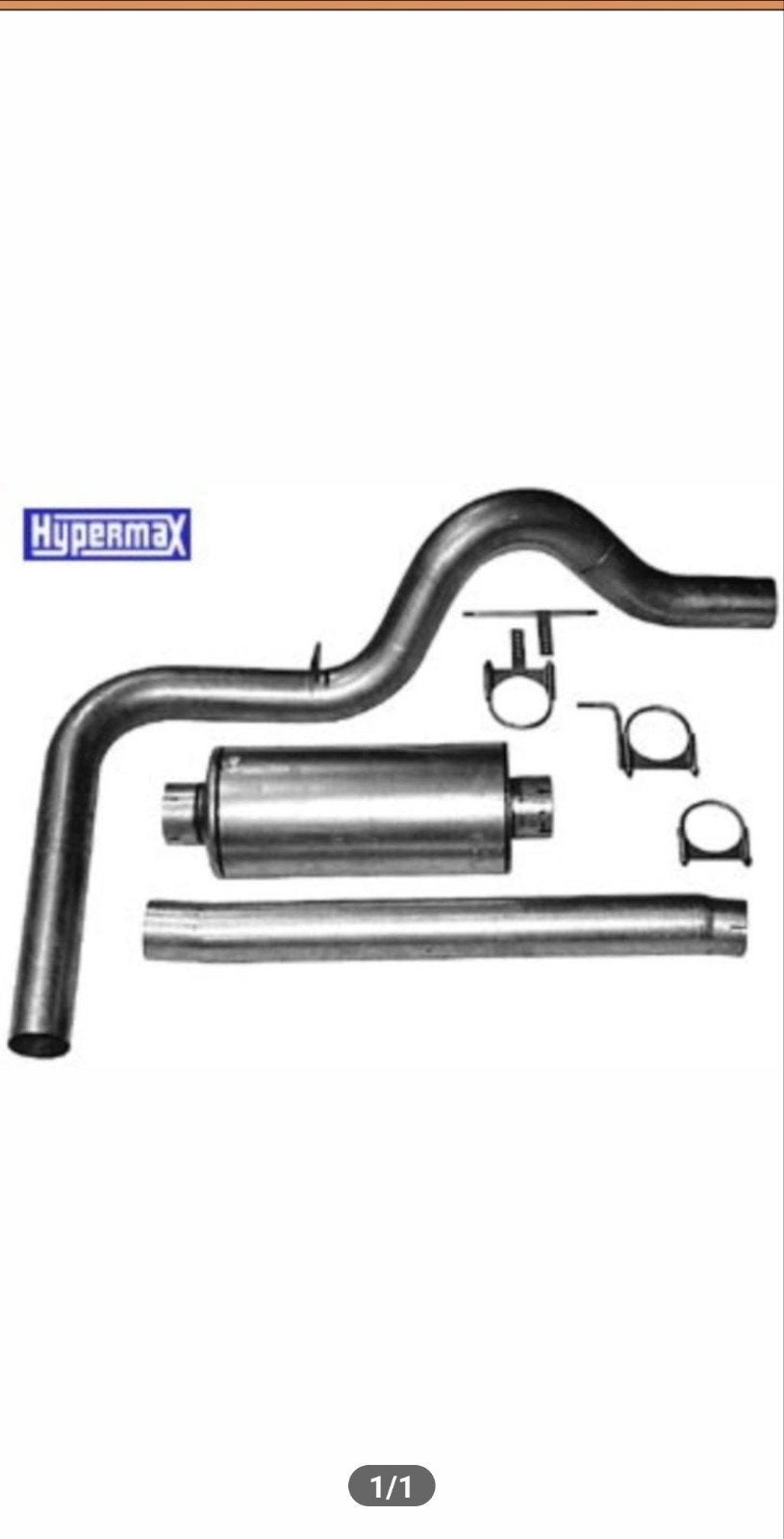 Hypermax 3,5 inch uitlaat voor F150/250/350 1983 t/m 1987, Ophalen of Verzenden, Nieuw, Ford