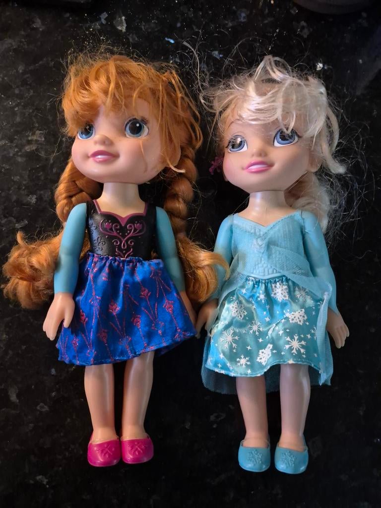 Anna en Elsa poppen, Ophalen of Verzenden, Barbie