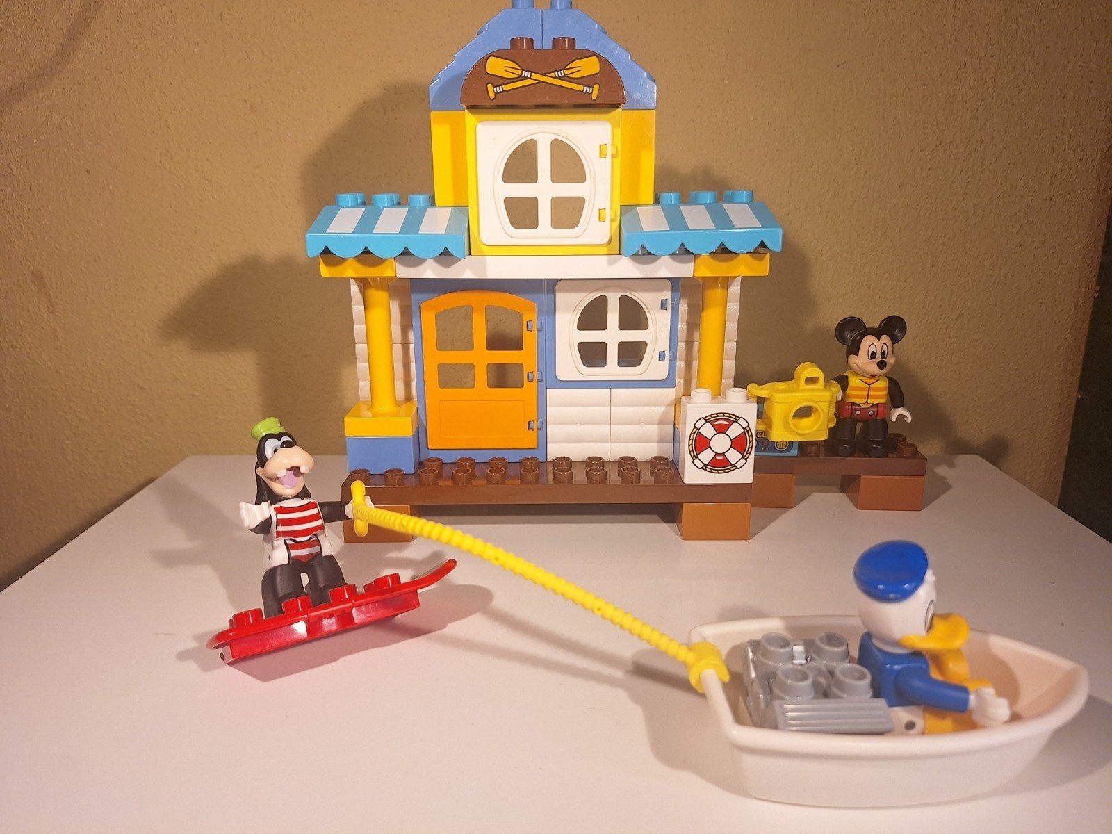 Duplo 10827 Mickey & Friends Strandhuis, Overige thema's, Compleet, Ophalen of Verzenden, Zo goed als nieuw