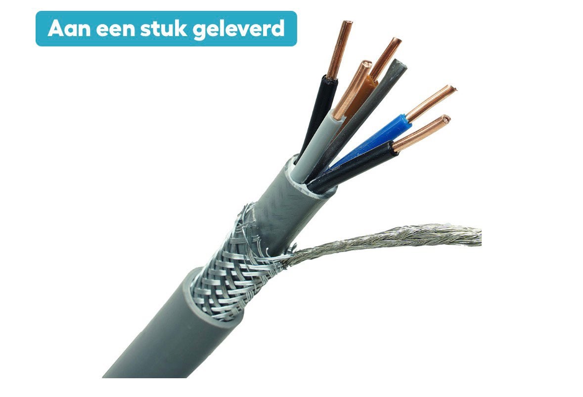 YMvK-as Grond kabel 5x6 per meter, Doe-het-zelf en Verbouw, Elektra en Kabels, Ophalen, Nieuw, Kabel of Snoer