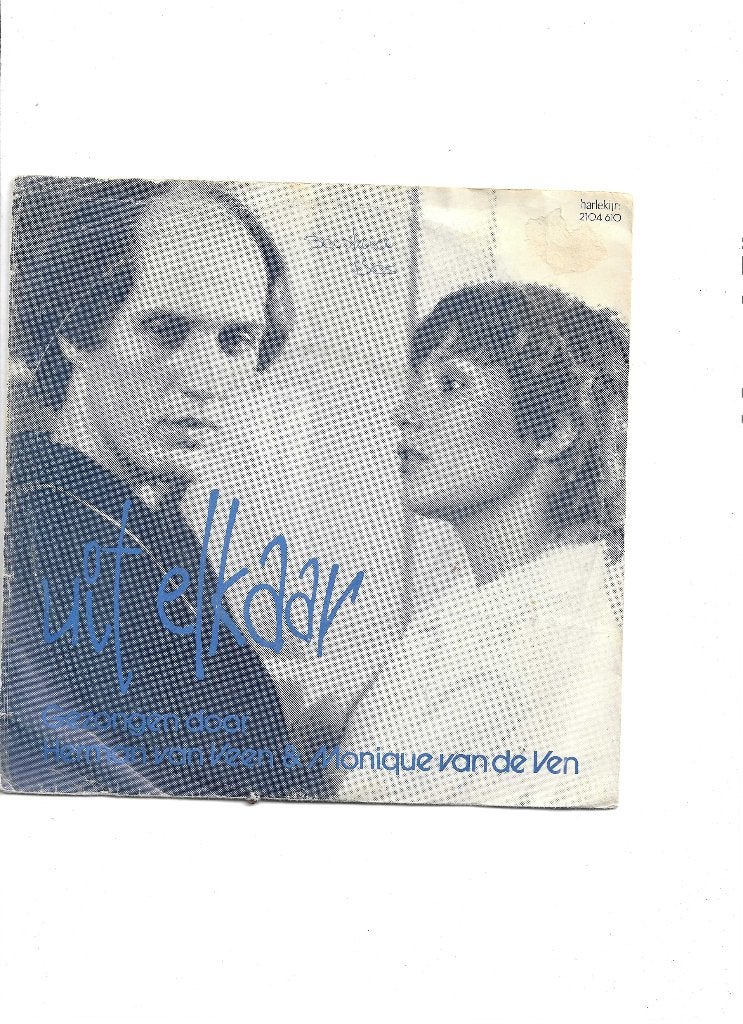 Single Herman van Veen & Monique van de Ven, Ophalen of Verzenden, Gebruikt, 7 inch, Nederlandstalig