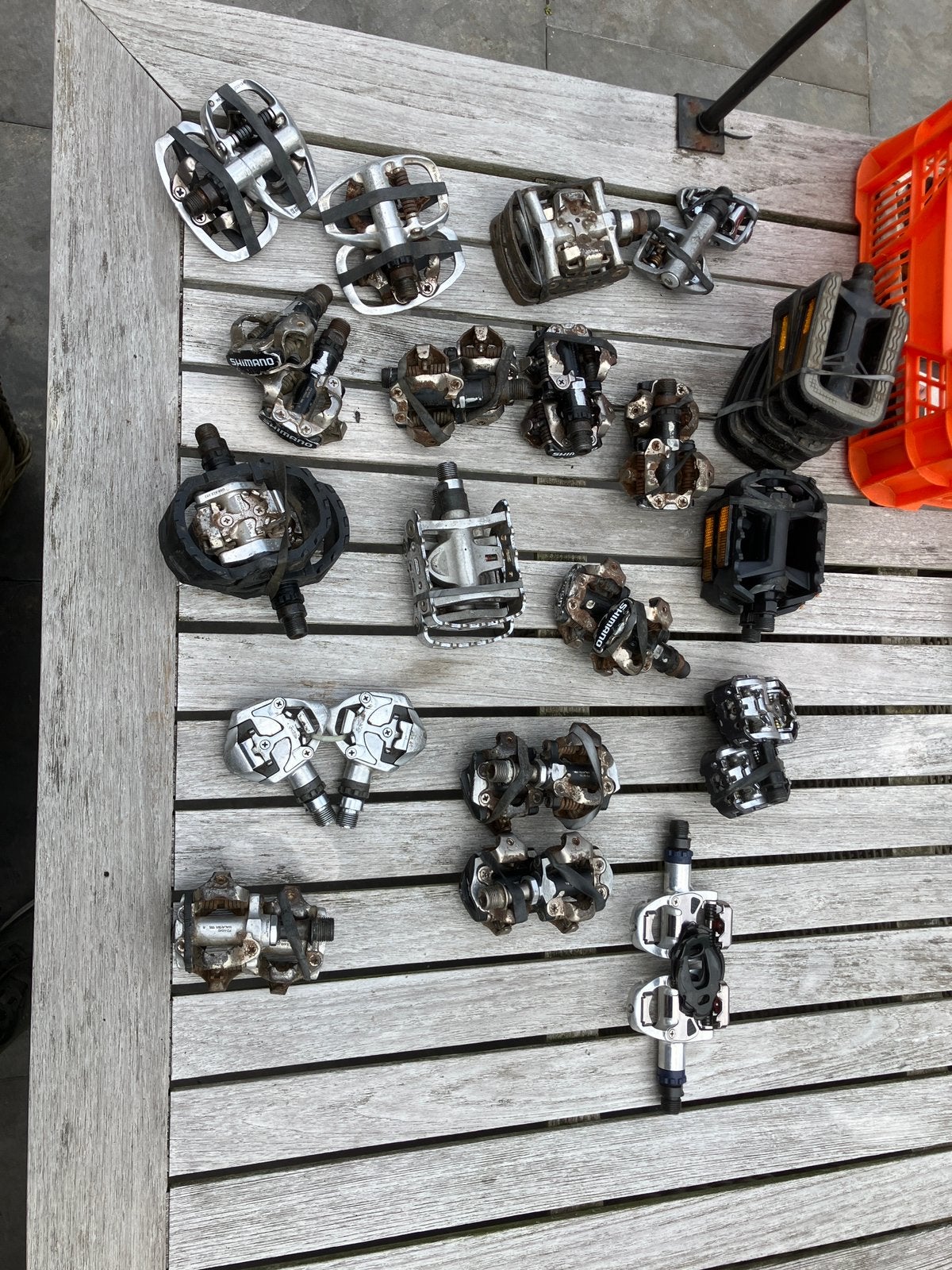 Diverse setjes pedalen, Ophalen, Zo goed als nieuw, Stuur