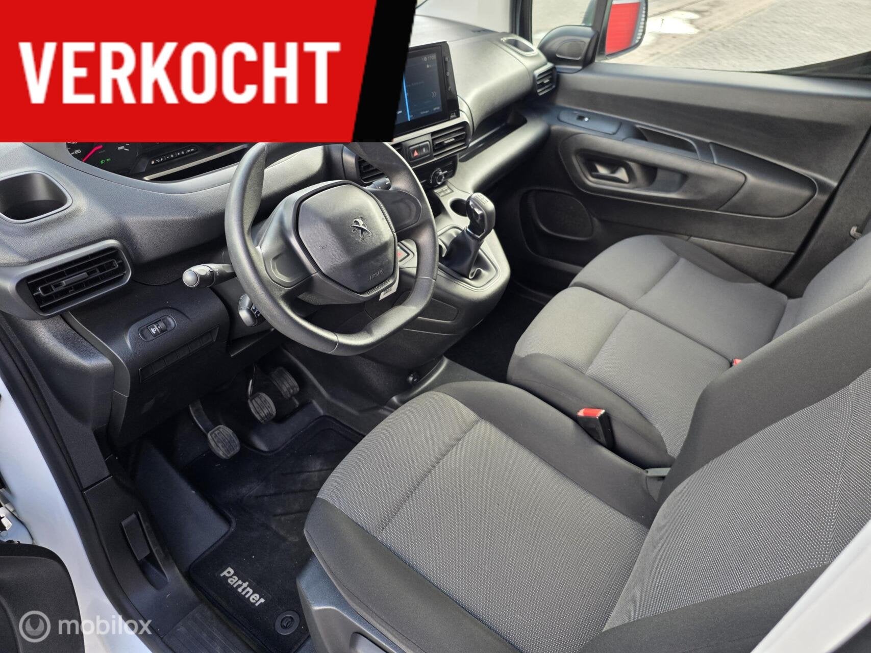 Peugeot Partner bestel 1.5 BlueHDI 46.000 km, Euro 6, 4 cilinders, Start-stop-systeem, Bedrijf
