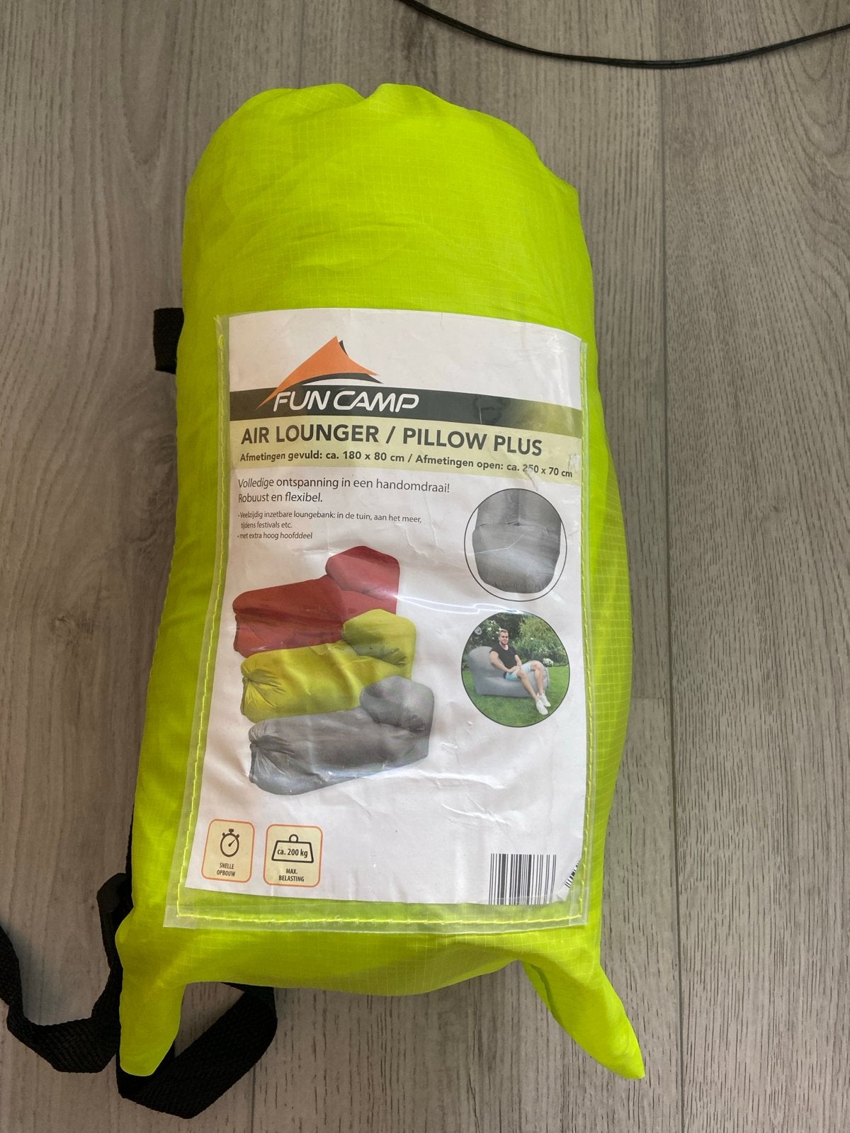 Fun Camp Air Lounger / Pillow Plus - Opblaasbare Loungebank, Ophalen, Nieuw