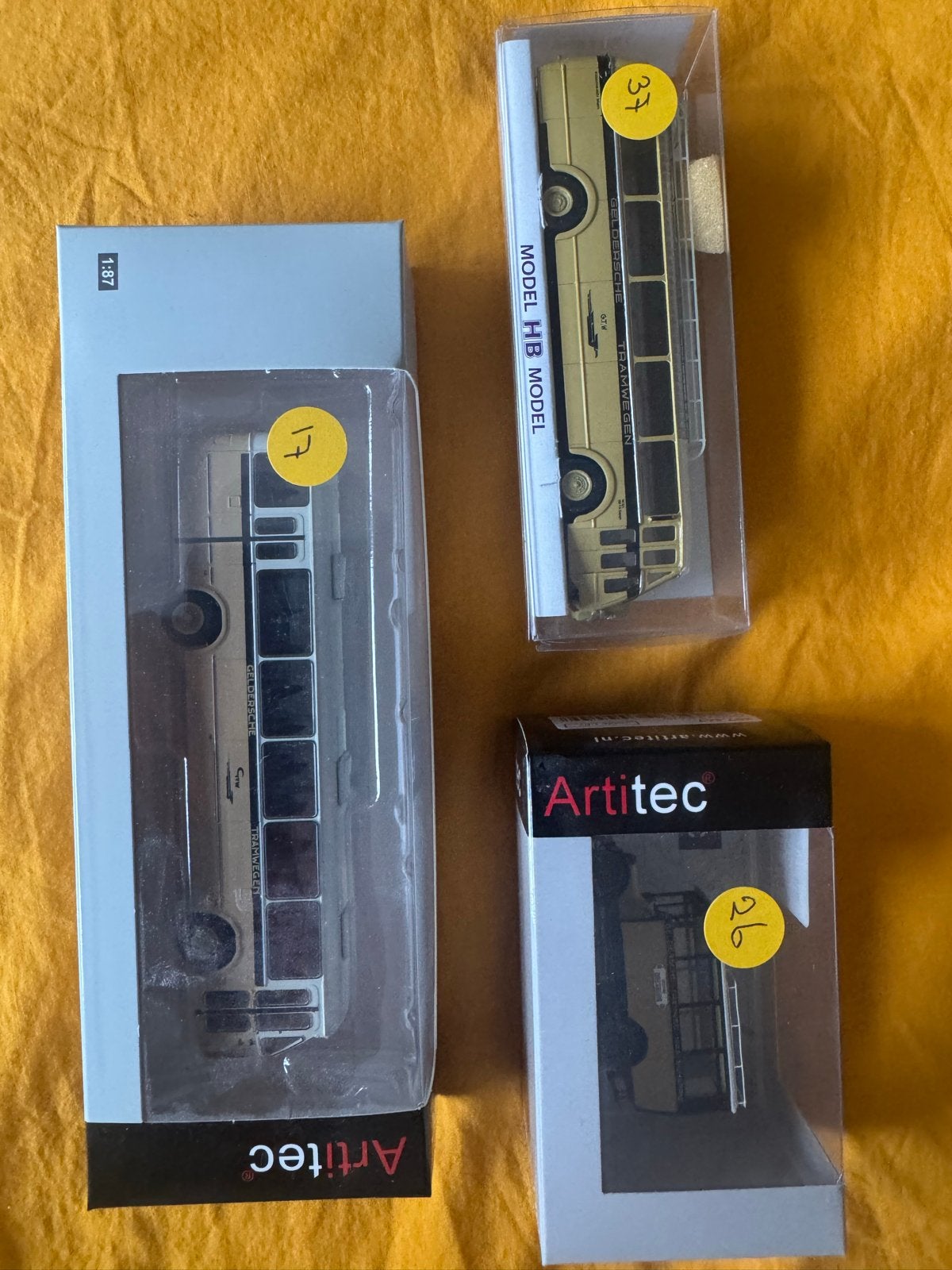 Setje GTW bussen: 2x Artitec en 1x HB model, Ophalen of Verzenden, Nieuw, Overige typen, Overige merken