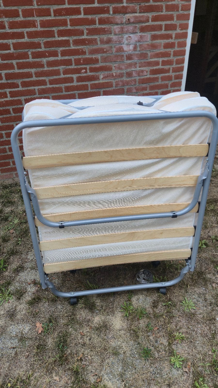 opklap bed, Ophalen, 90 cm, Eenpersoons, Zo goed als nieuw