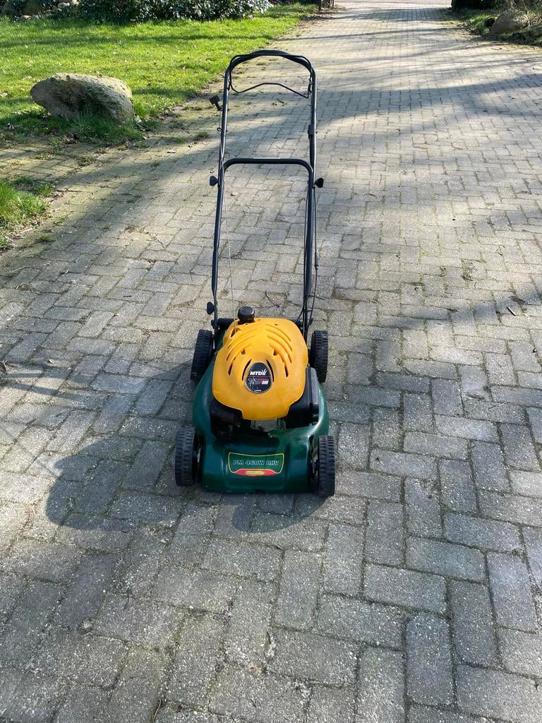 MTD grasmaaier - loopt niet, voor de handige klusser, Tuin en Terras, Grasmaaiers, Ophalen, Cirkelmaaier, Gebruikt, Mulchfunctie