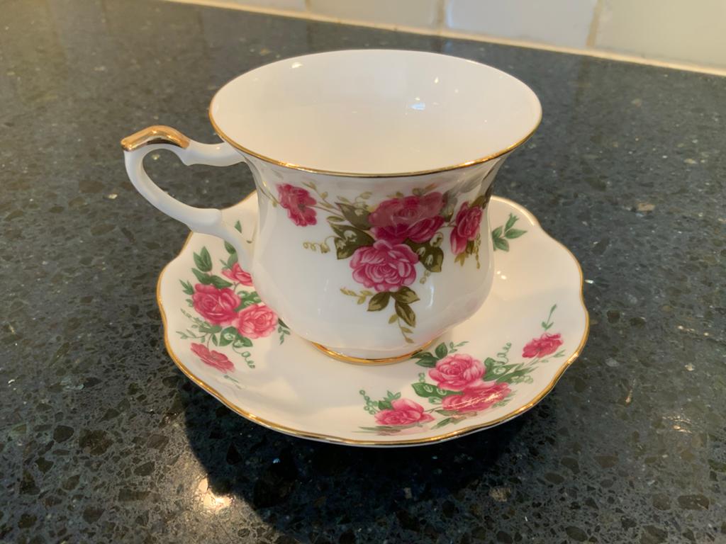 Royal Ascot Red Rose theeservies, Ophalen of Verzenden