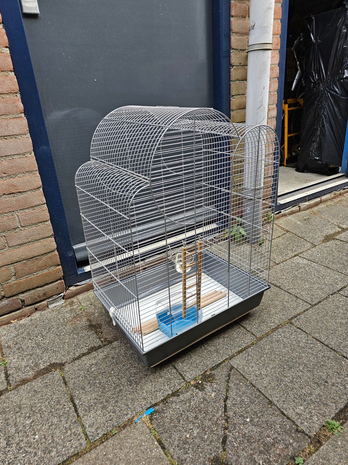 Vogelkooi, Ophalen, Gebruikt, Aluminium, Vogelkooi