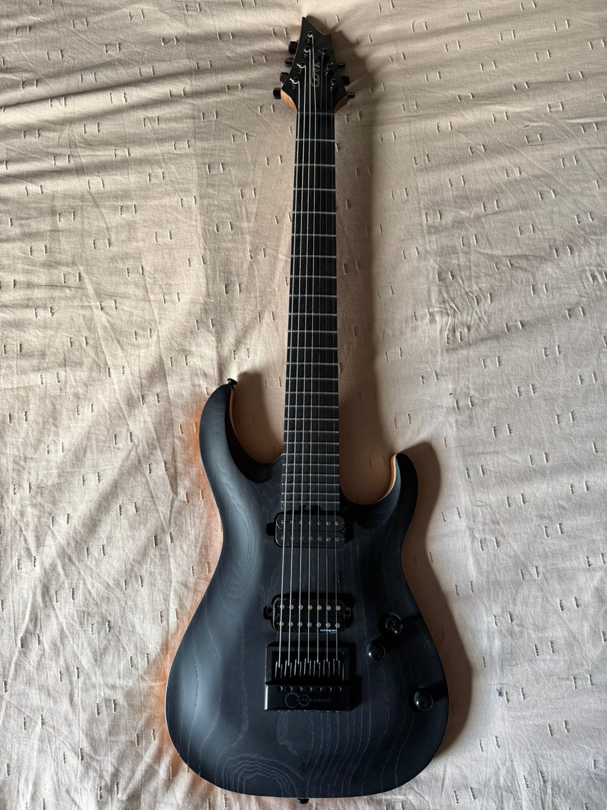 Cort KX707 Evertune Open Pore Black, Muziek en Instrumenten, Ophalen of Verzenden, Zo goed als nieuw, Solid body, Overige merken