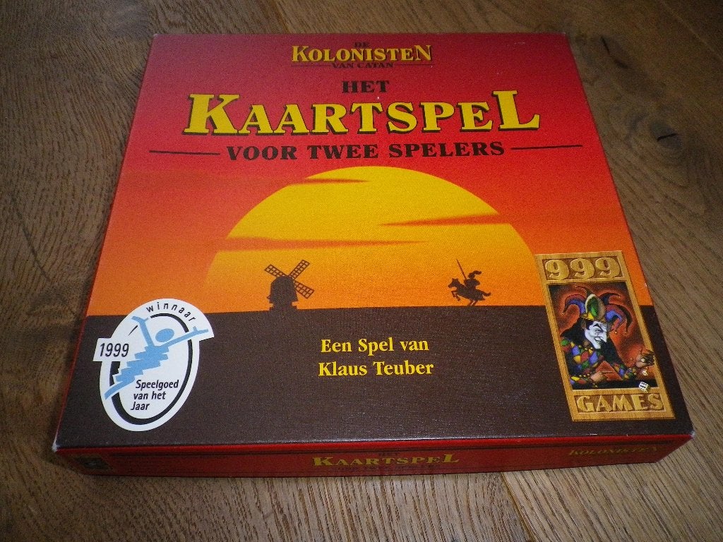 Kolonisten van Catan kaartspel nieuw in de doos, Ophalen of Verzenden, Nieuw, 999 Games