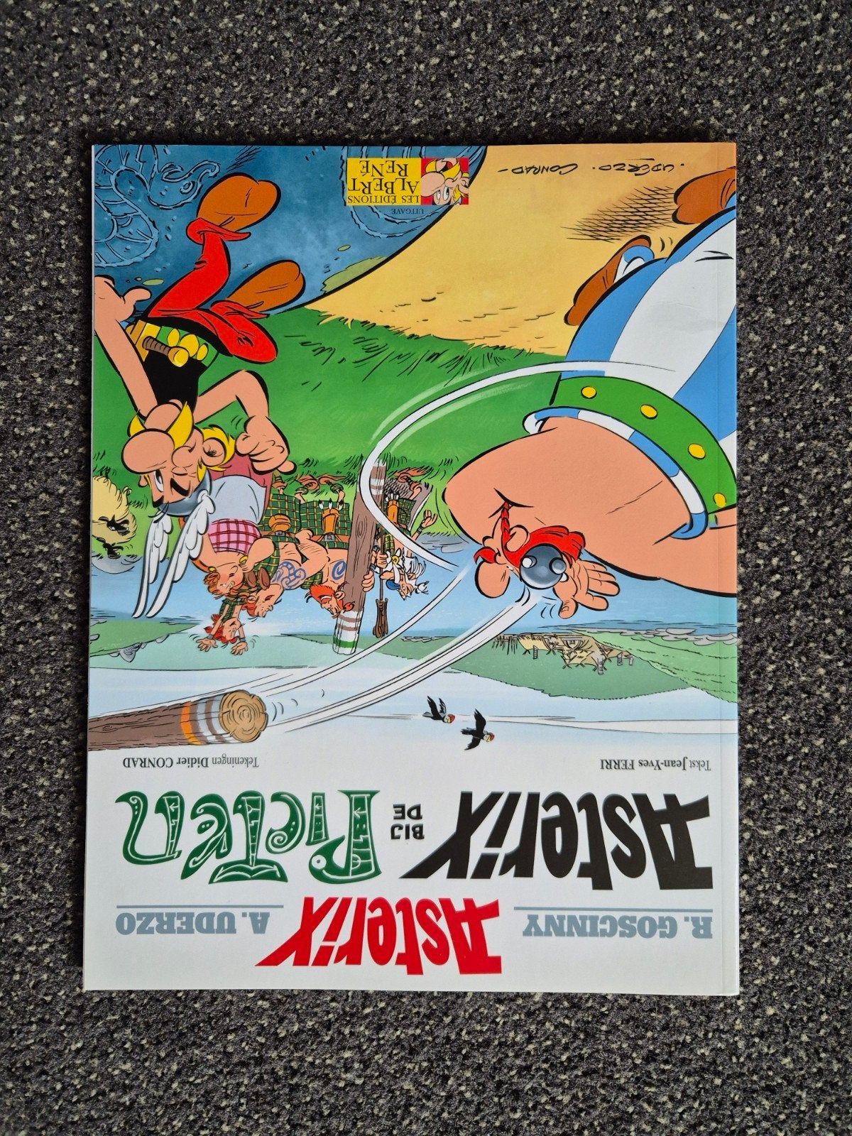 Asterix bij de Picten - Stripboek, Boeken, Eén stripboek, Ophalen of Verzenden, Zo goed als nieuw, Jean-Yves Ferri, Didier Conrad