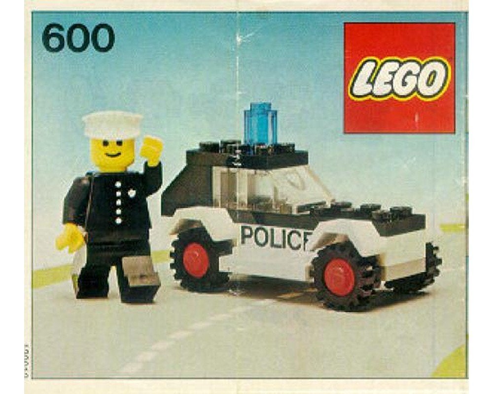 Lego Classic Town Set 600 - Police Patrol, Ophalen of Verzenden, Gebruikt, Complete set, Lego
