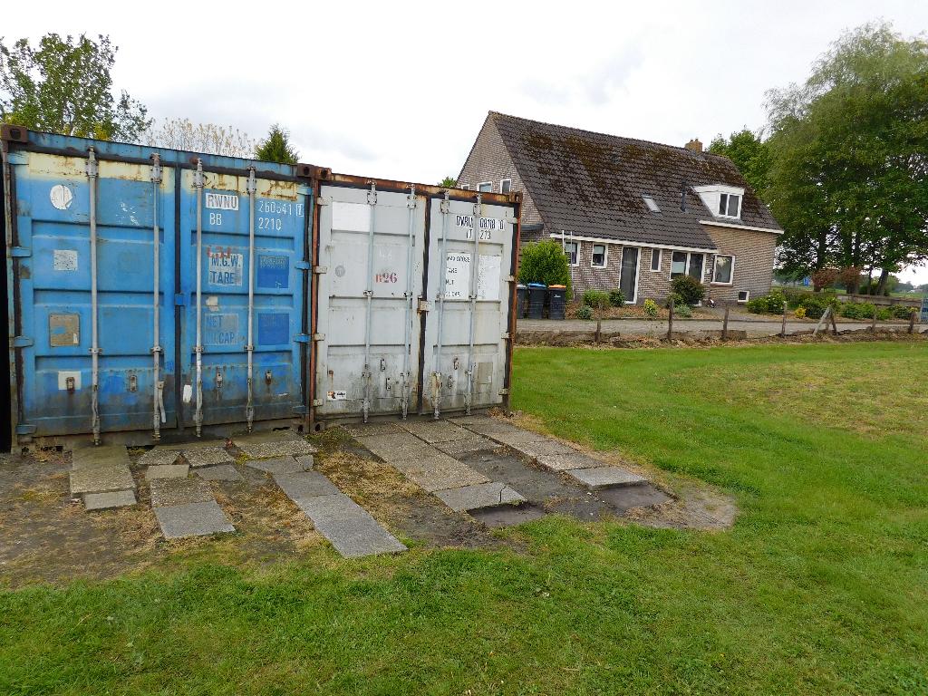 2X Zeecontainer 20FT Nette staat!, Tuin en Terras, Overkappingen, Ophalen, Gebruikt, Overige typen