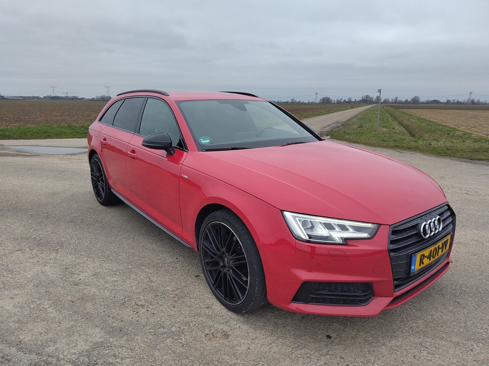 Audi A4 2.0 tfsi 170pk g-tron cng pro line inruil mogelijk, Auto's, Automaat, Zwart, 2000 kg, Verwarmde buitenspiegels