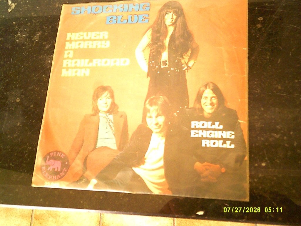Shocking Blue– Never Marry A Railroad Man / Roll Engine Roll, Gebruikt, 7 inch, Ophalen of Verzenden, Fotohoes