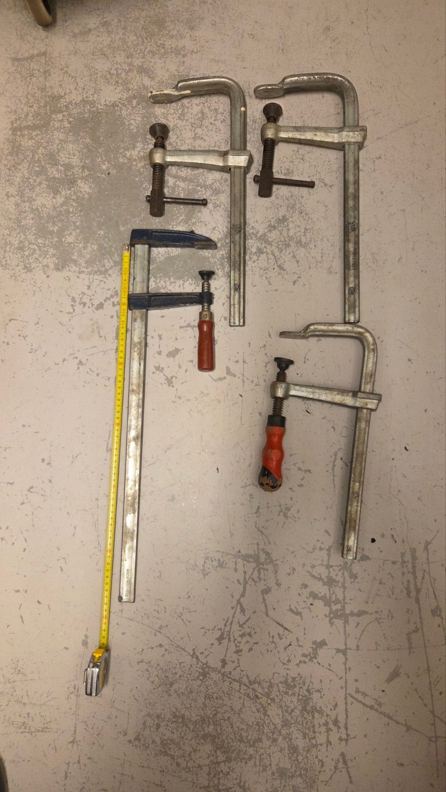Set gebruikte constructie klemmen en lijmtangen, Ophalen of Verzenden, Gebruikt