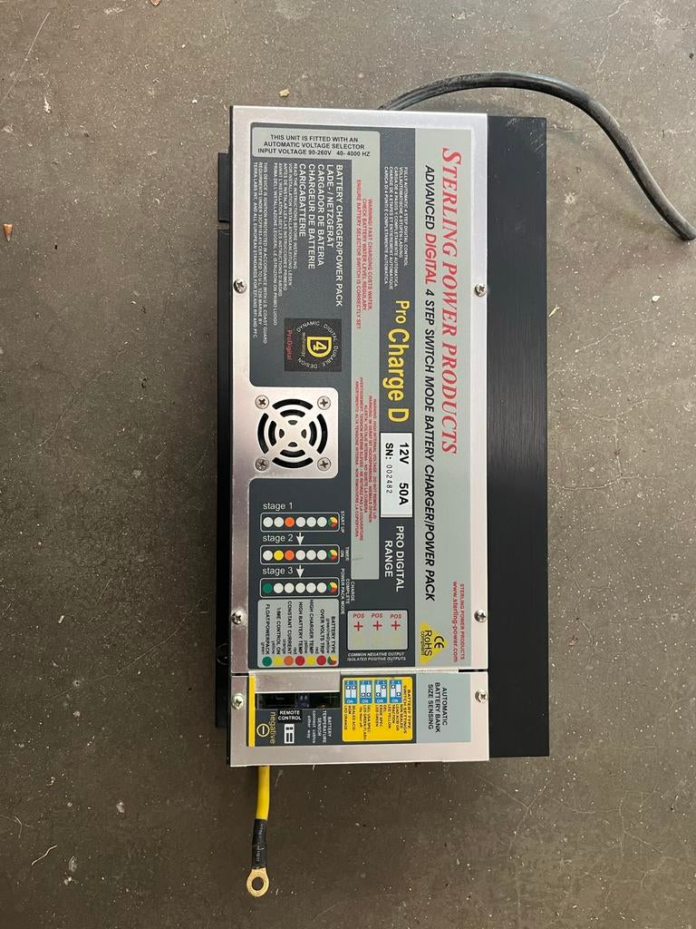 Sterling Power Pro Charge D acculader 12V 50A, Ophalen of Verzenden, Gebruikt, Universele onderdelen