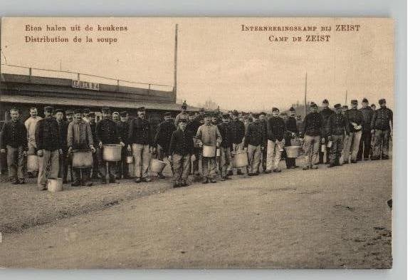 Interneeringskamp bij Zeist  W.O.1   3 kaarten zie info, Verzenden, Voor 1920, Ongelopen, Utrecht