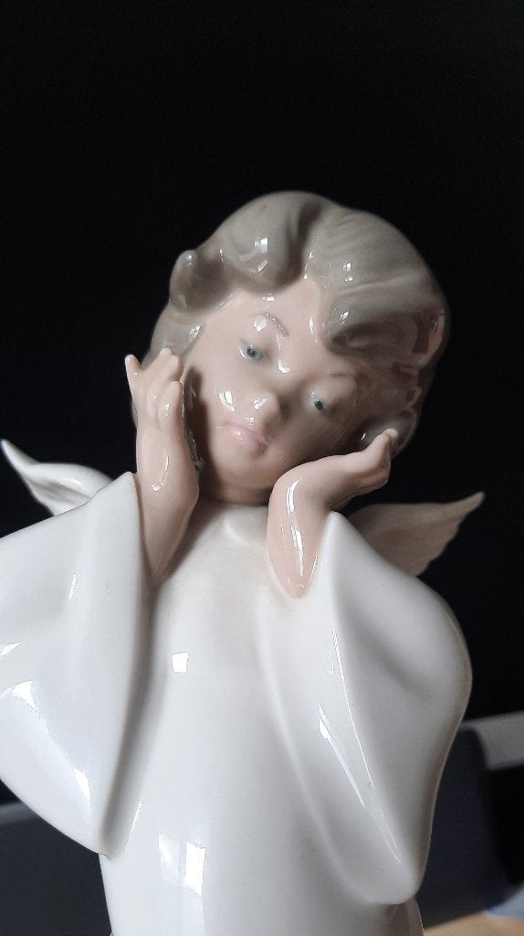 LLADRO MIME ANGEL MIMO Hoog 22 cm ENGEL met gebroken vleugel, Ophalen of Verzenden