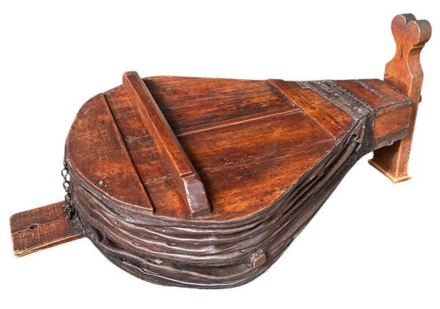 Salontafel antieke blaasbalg, Gebruikt, Eikenhout, 50 tot 100 cm, 150 tot 200 cm
