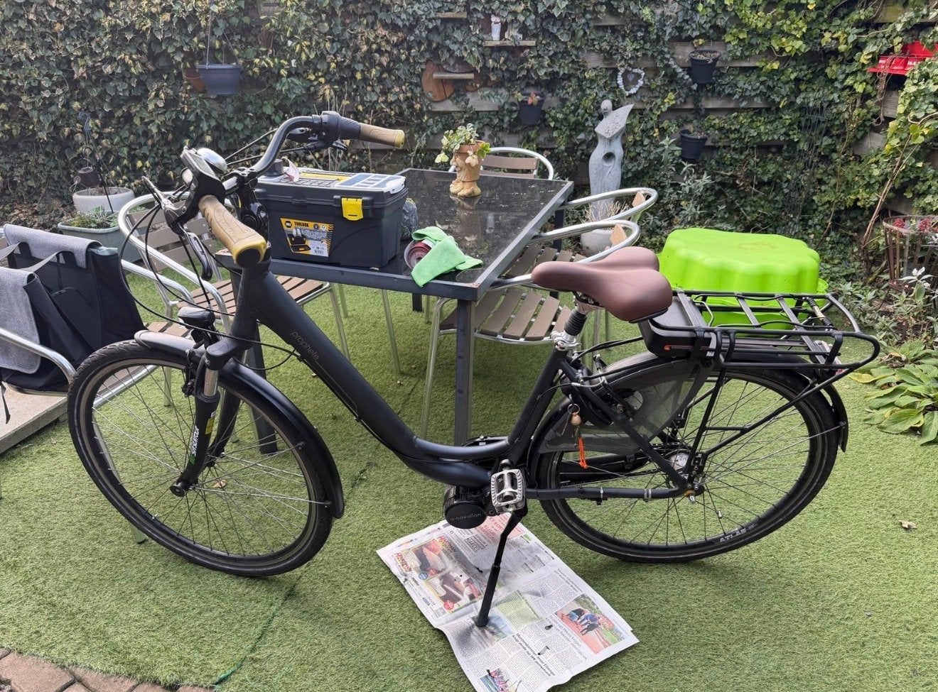 Prophete E-bike met 2 accu's, rijdt perfect, Fietsen en Brommers, Elektrische fietsen, Ophalen of Verzenden, Gebruikt, 50 km per accu of meer