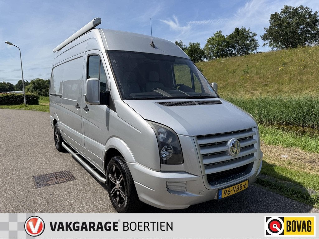 Volkswagen Crafter 35 2.5 TDI L2H2 ( camper ) Crossbus gesch, Auto's, Bestelauto's, Gebruikt, Volkswagen, 2800 kg, Origineel Nederlands