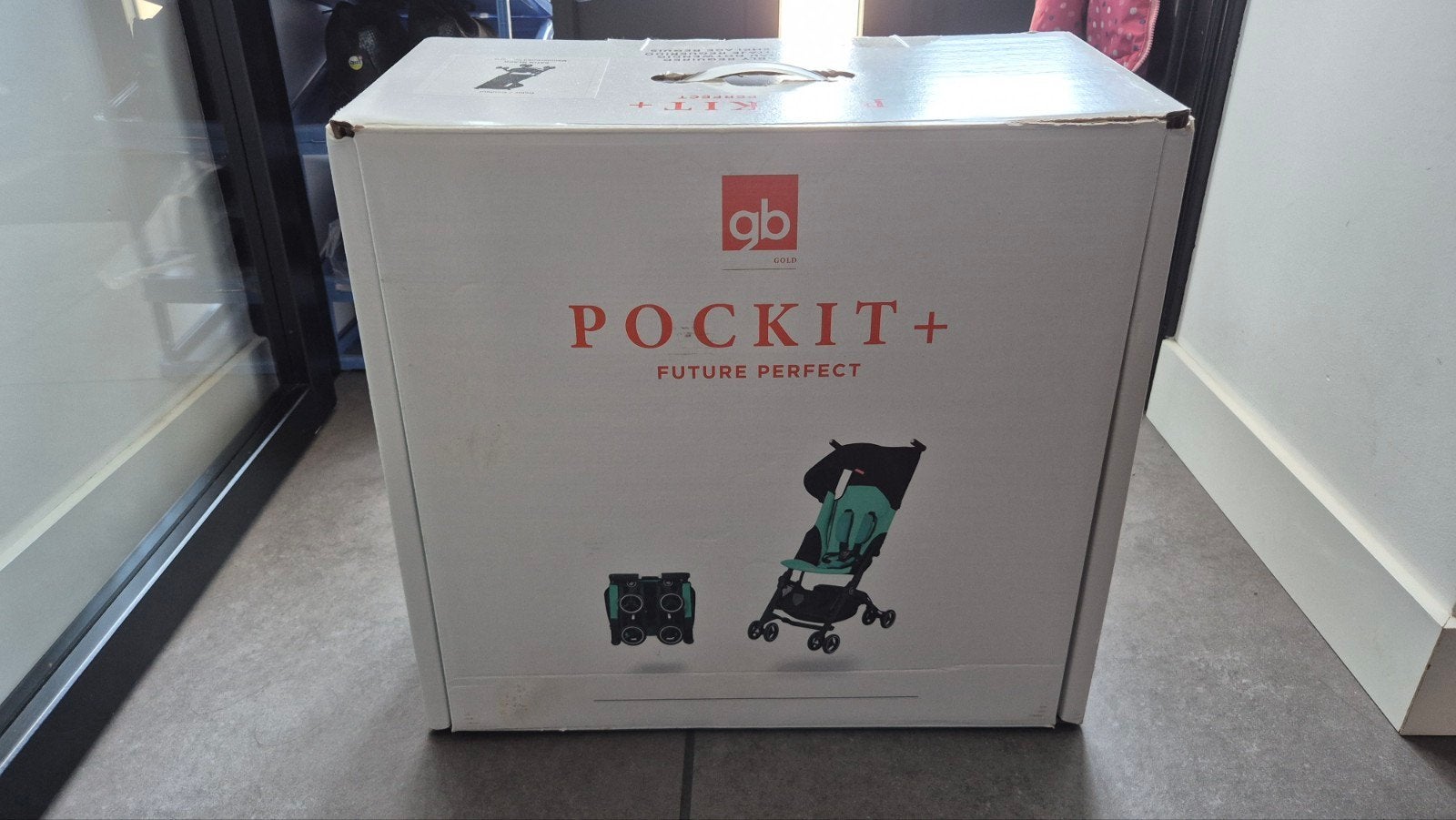 GB Pockit+ opvouwbare buggy - roze/zwart, Ophalen, Gebruikt, Kinderwagen, Overige merken