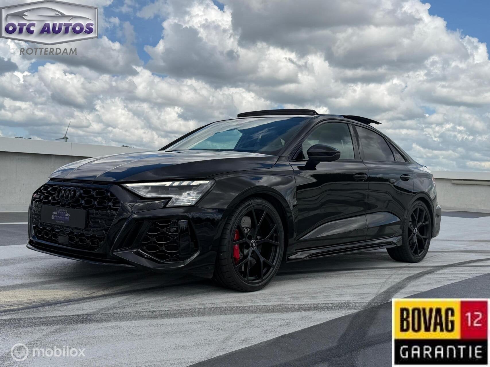 Audi RS 3 2.5 TFSI RS 3 quattro full options Pan. schuifdak, Auto's, Audi, Automaat, 12 maanden, Gebruikt, Zwart