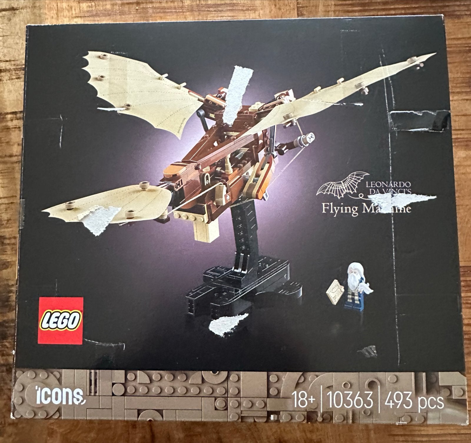 LEGO Icons Leonardo da Vinci's Vliegmachine 10363, Ophalen of Verzenden, Nieuw