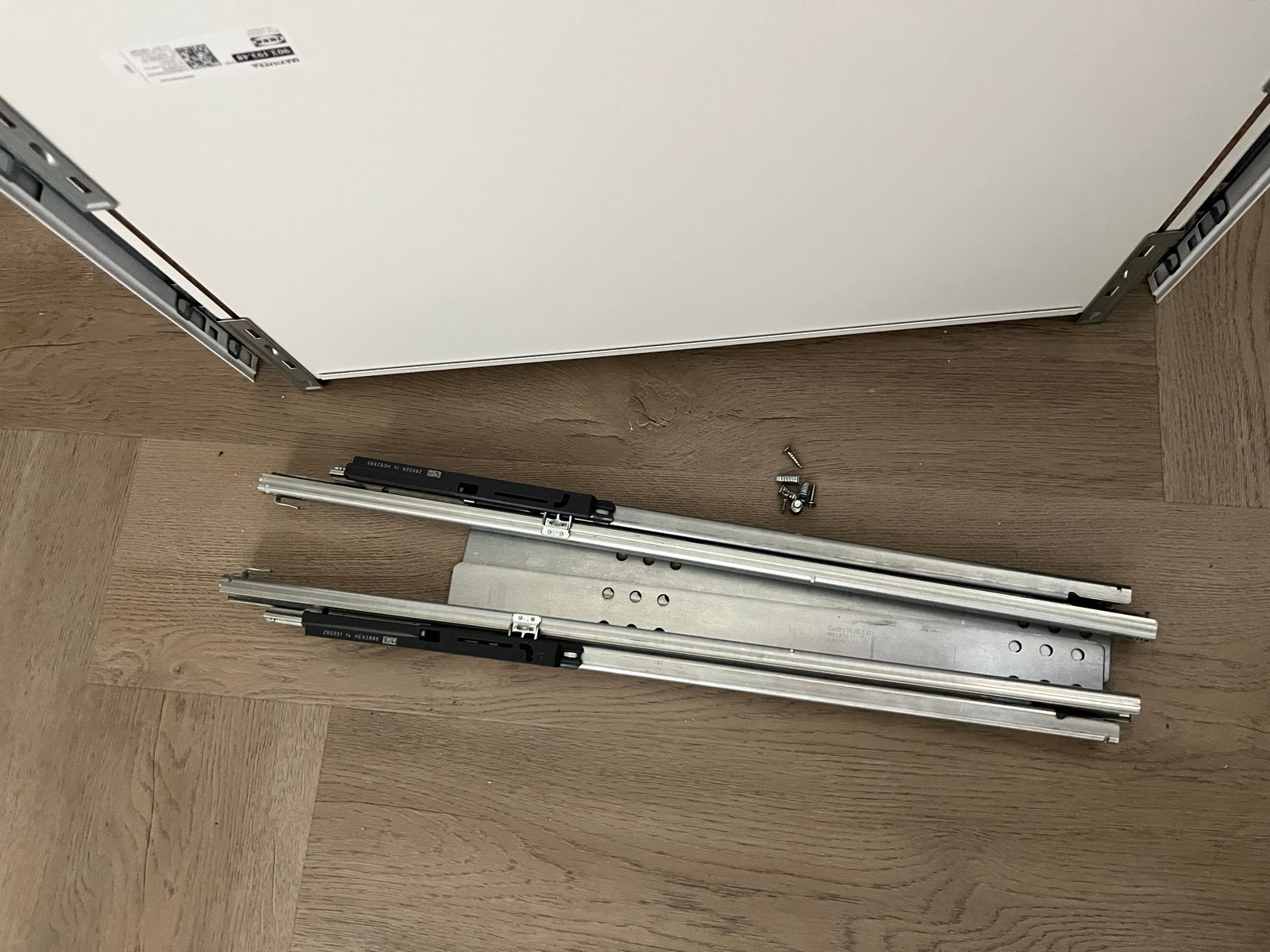 IKEA MAXIMERA Lade 903.193.48 met rails gratis, Ophalen, 50 tot 100 cm, Zo goed als nieuw, Metaal