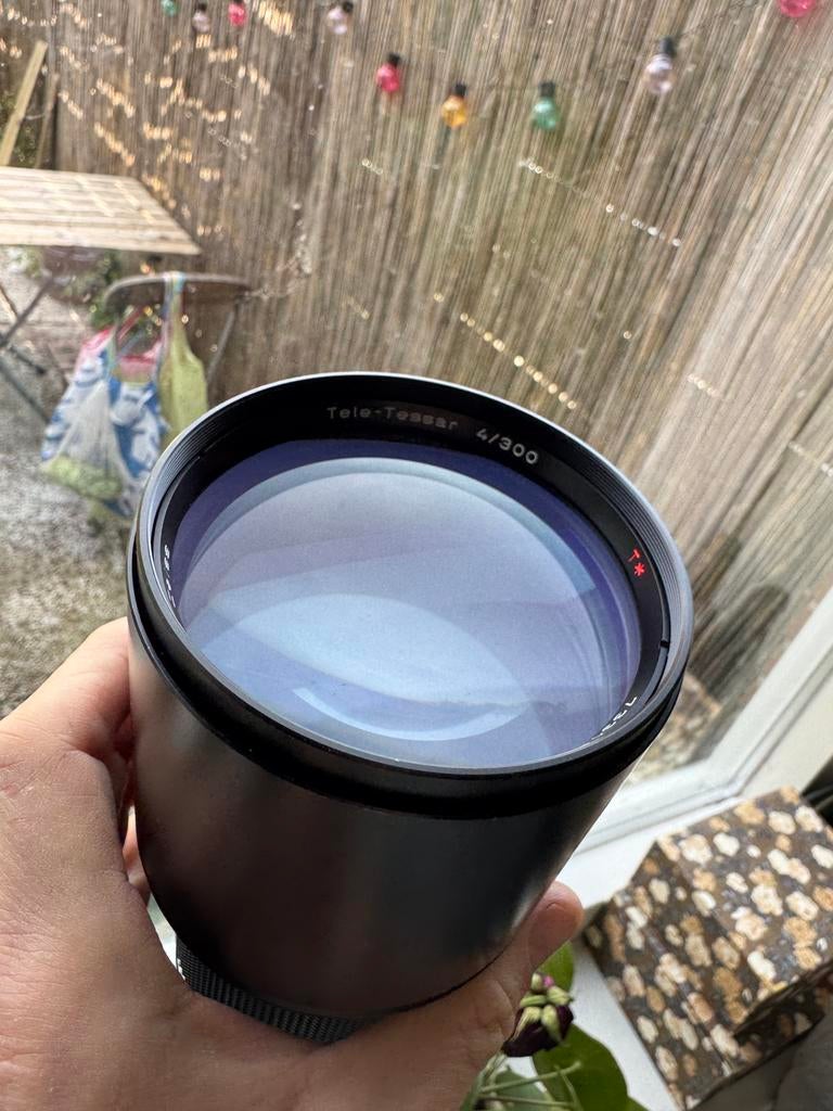 Contax carl zeiss 300mm tele-tessar mmj, Ophalen of Verzenden, Zo goed als nieuw, Telelens